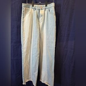 Two Tone Denim Jeans